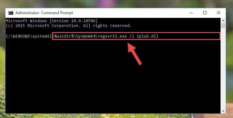 Uninstalling the damaged Ipla6.dll file's registry from the system (for 64 Bit)