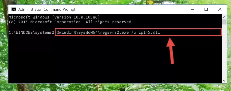 Creating a new registry for the Iplm5.dll file in the Windows Registry Editor