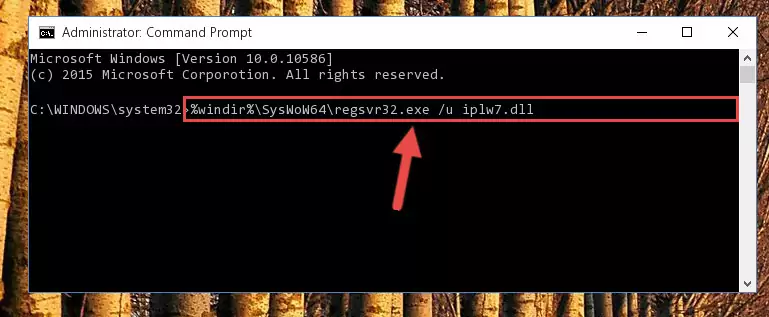 Creating a new registry for the Iplw7.dll library