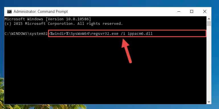 Uninstalling the broken registry of the Ippacm6.dll file from the Windows Registry Editor (for 64 Bit)