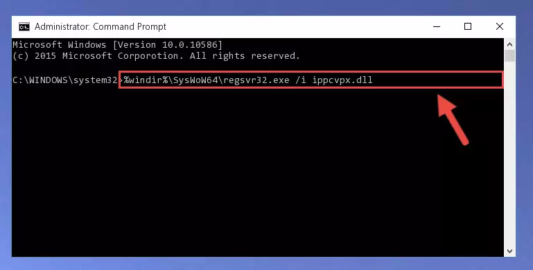 Uninstalling the Ippcvpx.dll file's problematic registry from Regedit (for 64 Bit)