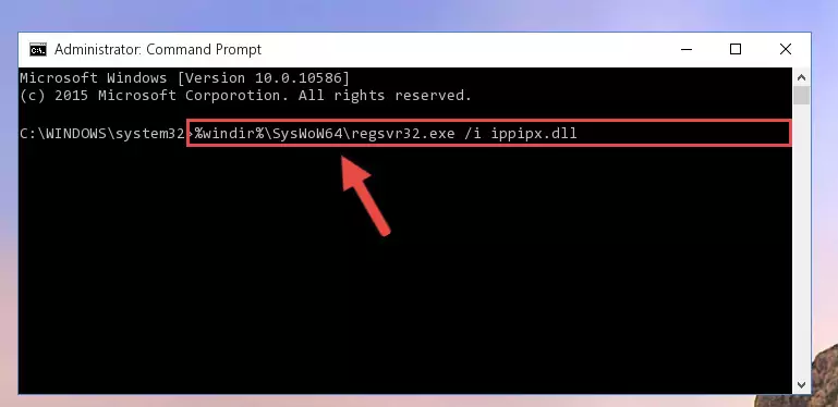Deleting the damaged registry of the Ippipx.dll