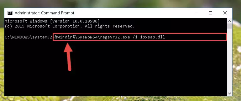 Uninstalling the Ipxsap.dll library from the system registry