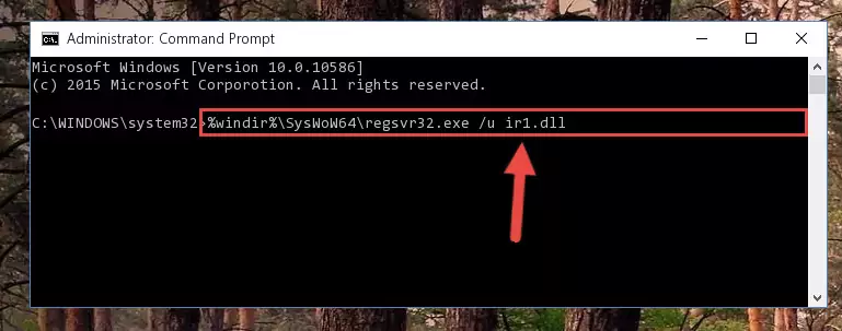 Making a clean registry for the Ir1.dll file in Regedit (Windows Registry Editor)