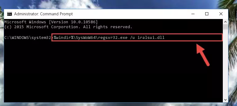Creating a clean registry for the Iralsui.dll library (for 64 Bit)