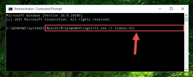 Uninstalling the Isdone.dll file's problematic registry from Regedit (for 64 Bit)