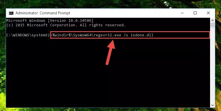 Creating a clean registry for the Isdone.dll file (for 64 Bit)