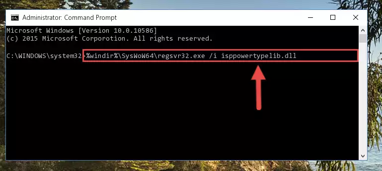 Uninstalling the Isppowertypelib.dll file's problematic registry from Regedit (for 64 Bit)