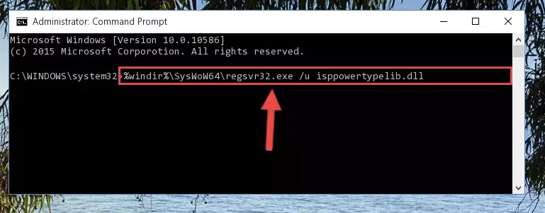 Creating a clean registry for the Isppowertypelib.dll file (for 64 Bit)