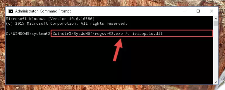 Reregistering the Iviappaio.dll file in the system