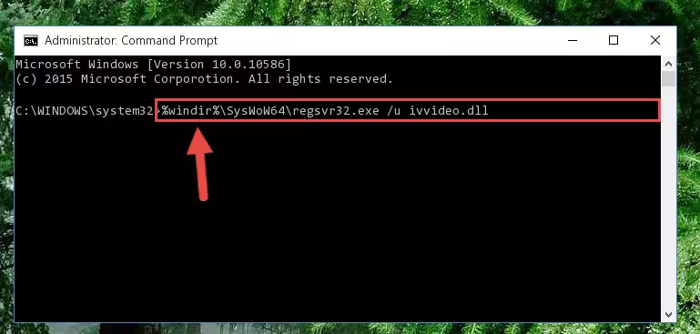 Creating a new registry for the Ivvideo.dll file in the Windows Registry Editor
