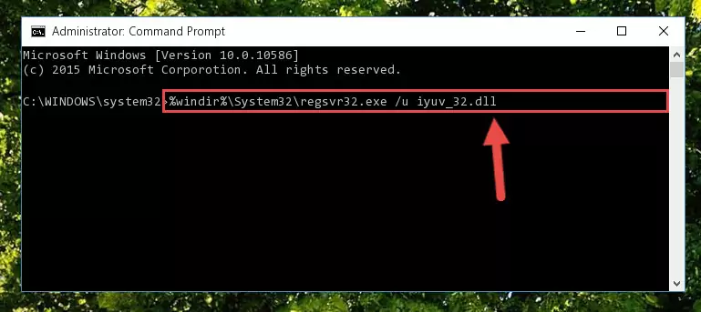 Extracting the Iyuv_32.dll file from the .zip file