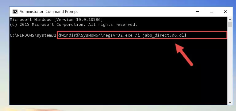 Uninstalling the Jabo_direct3d6.dll library's problematic registry from Regedit (for 64 Bit)