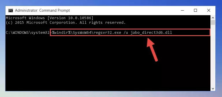 Creating a clean registry for the Jabo_direct3d6.dll library (for 64 Bit)