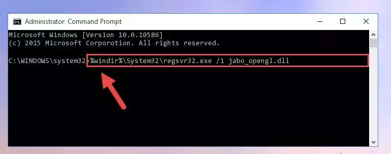 Creating a clean registry for the Jabo_opengl.dll file (for 64 Bit)
