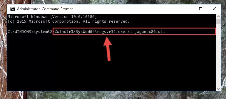 Uninstalling the broken registry of the Jagamex86.dll library from the Windows Registry Editor (for 64 Bit)