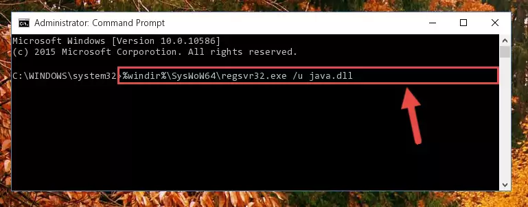 Creating a new registry for the Java.dll file in the Windows Registry Editor