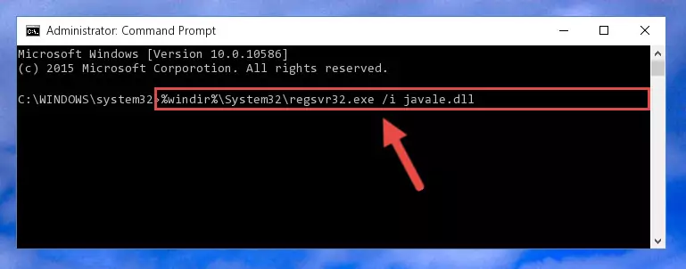 Deleting the damaged registry of the Javale.dll