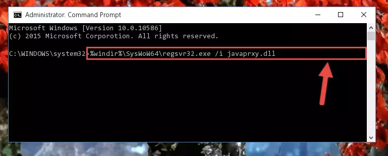 Deleting the damaged registry of the Javaprxy.dll