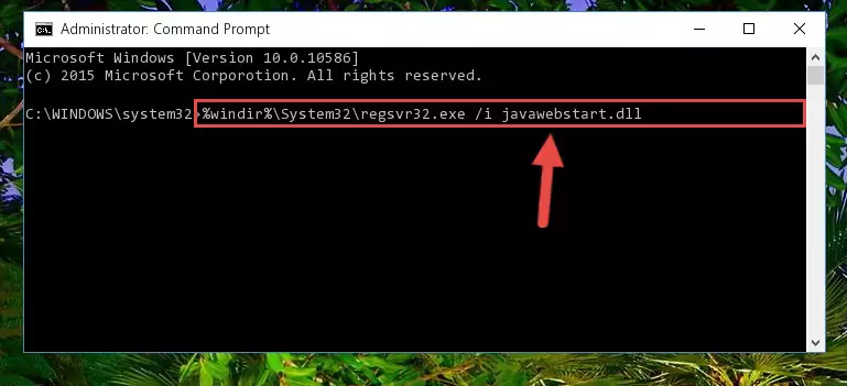 Cleaning the problematic registry of the Javawebstart.dll file from the Windows Registry Editor