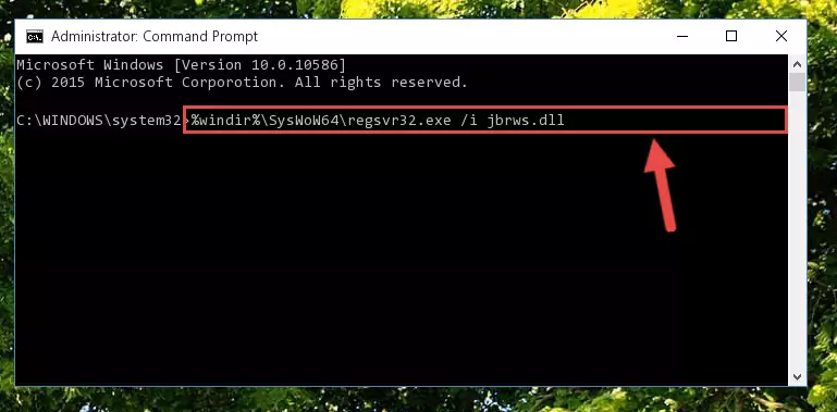 Uninstalling the broken registry of the Jbrws.dll library from the Windows Registry Editor (for 64 Bit)
