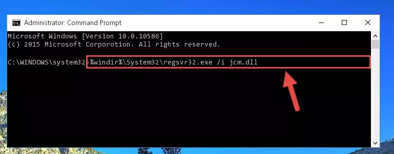 Reregistering the Jcm.dll file in the system (for 64 Bit)