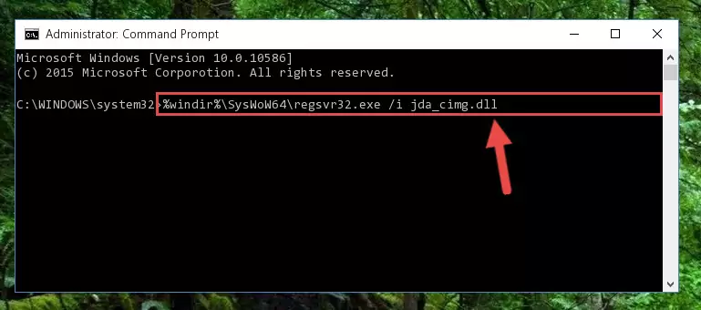 Uninstalling the Jda_cimg.dll library's broken registry from the Registry Editor (for 64 Bit)
