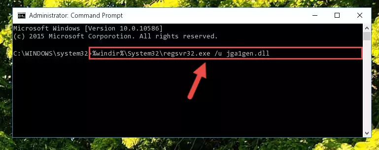 Making a clean registry for the Jga1gen.dll file in Regedit (Windows Registry Editor)