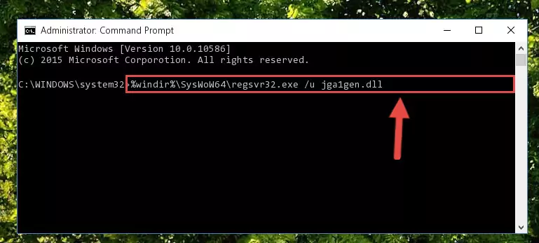 Creating a clean registry for the Jga1gen.dll file (for 64 Bit)