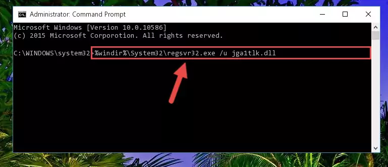 Making a clean registry for the Jga1tlk.dll library in Regedit (Windows Registry Editor)