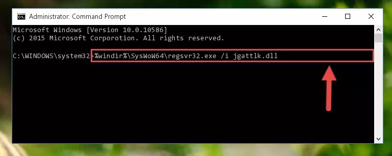 Deleting the damaged registry of the Jgattlk.dll