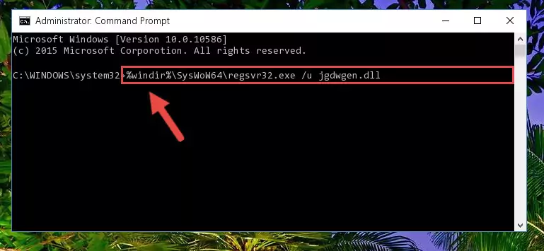 Creating a clean registry for the Jgdwgen.dll file (for 64 Bit)