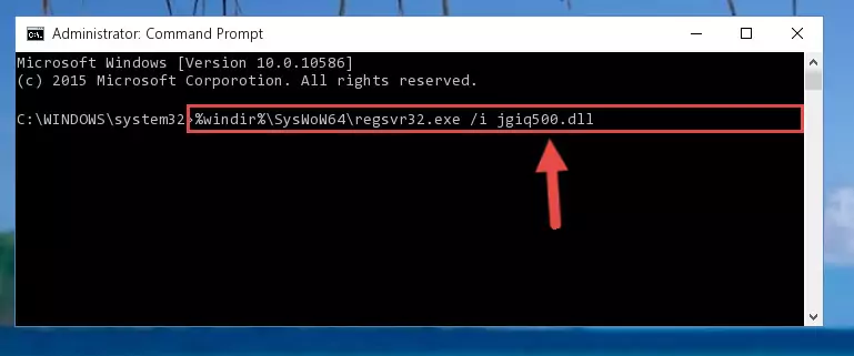 Uninstalling the broken registry of the Jgiq500.dll library from the Windows Registry Editor (for 64 Bit)
