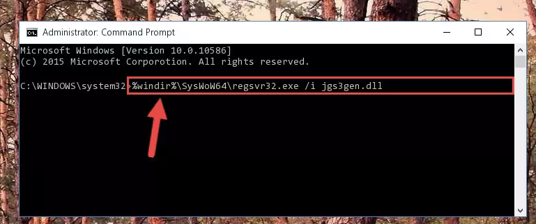 Uninstalling the Jgs3gen.dll file's broken registry from the Registry Editor (for 64 Bit)