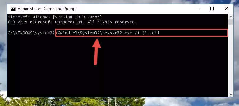 Reregistering the Jit.dll file in the system (for 64 Bit)