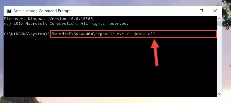 Uninstalling the Jobio.dll file's problematic registry from Regedit (for 64 Bit)