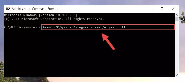 Creating a clean registry for the Jobio.dll file (for 64 Bit)