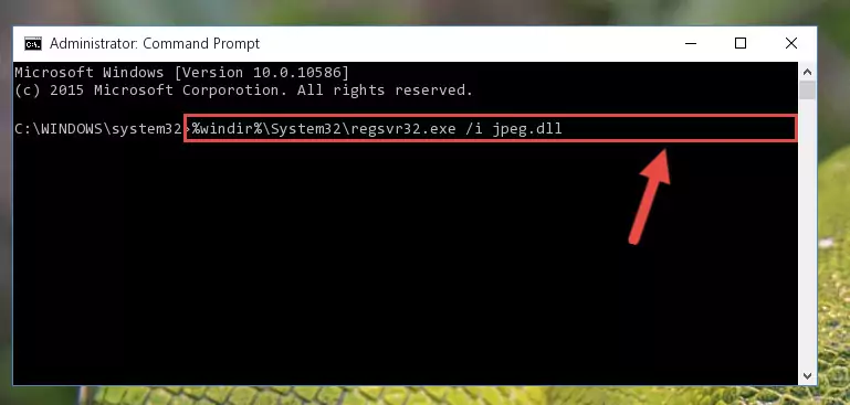 Deleting the damaged registry of the Jpeg.dll
