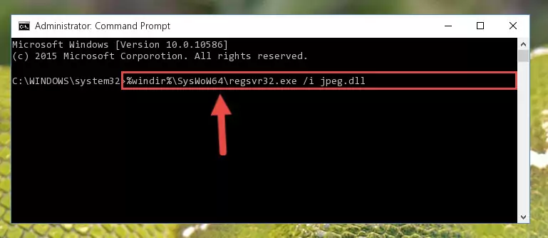 Uninstalling the broken registry of the Jpeg.dll library from the Windows Registry Editor (for 64 Bit)
