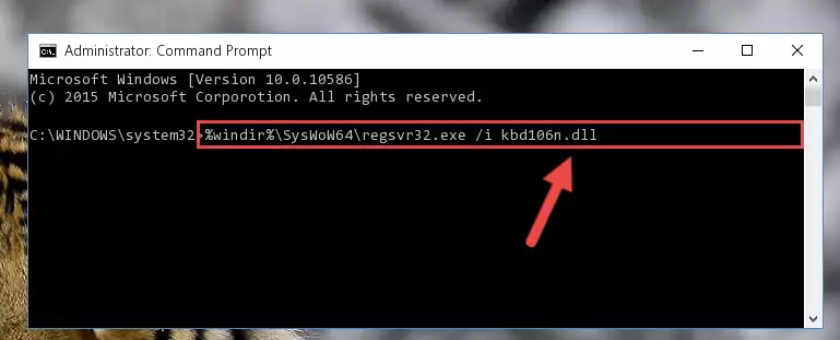 Uninstalling the Kbd106n.dll file's problematic registry from Regedit (for 64 Bit)