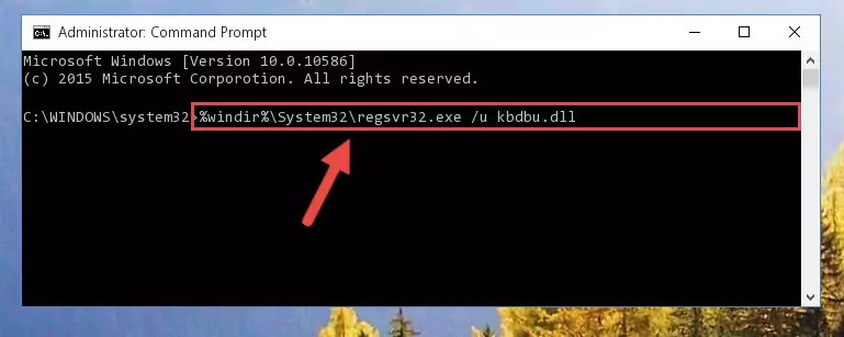Creating a new registry for the Kbdbu.dll file