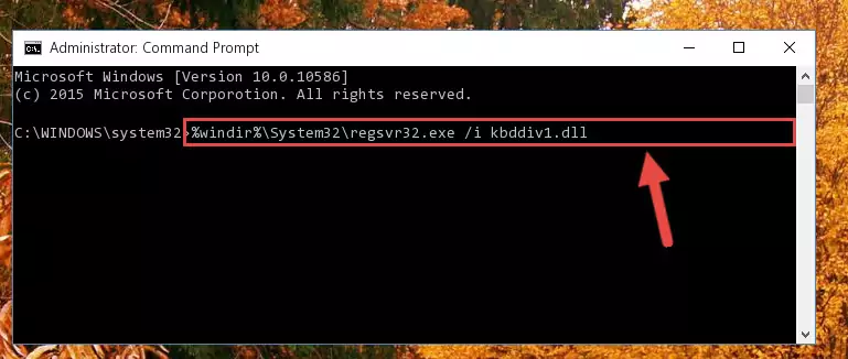Cleaning the problematic registry of the Kbddiv1.dll library from the Windows Registry Editor