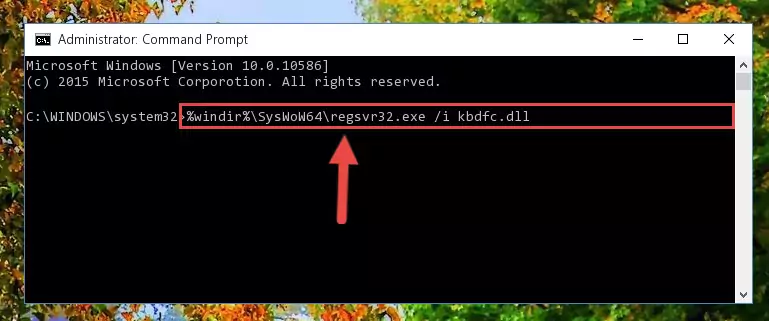 Deleting the Kbdfc.dll file's problematic registry in the Windows Registry Editor