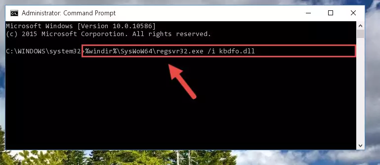 Uninstalling the Kbdfo.dll library's broken registry from the Registry Editor (for 64 Bit)