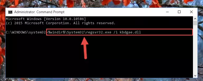 Deleting the Kbdgae.dll file's problematic registry in the Windows Registry Editor