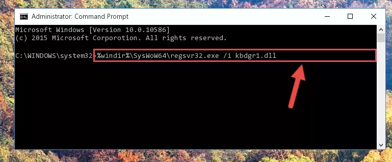 Deleting the Kbdgr1.dll library's problematic registry in the Windows Registry Editor