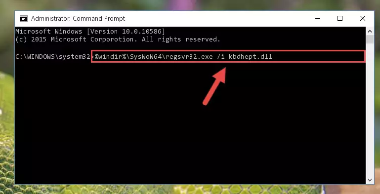Uninstalling the Kbdhept.dll file's problematic registry from Regedit (for 64 Bit)