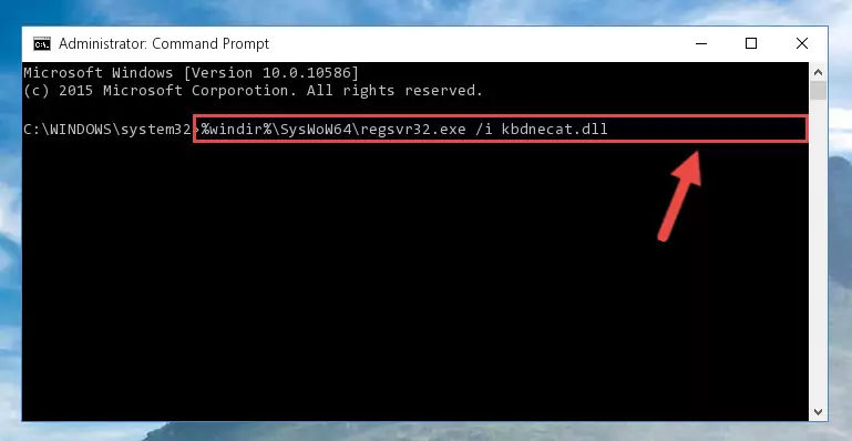 Uninstalling the broken registry of the Kbdnecat.dll library from the Windows Registry Editor (for 64 Bit)