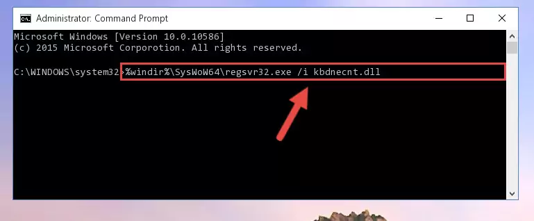Uninstalling the broken registry of the Kbdnecnt.dll library from the Windows Registry Editor (for 64 Bit)