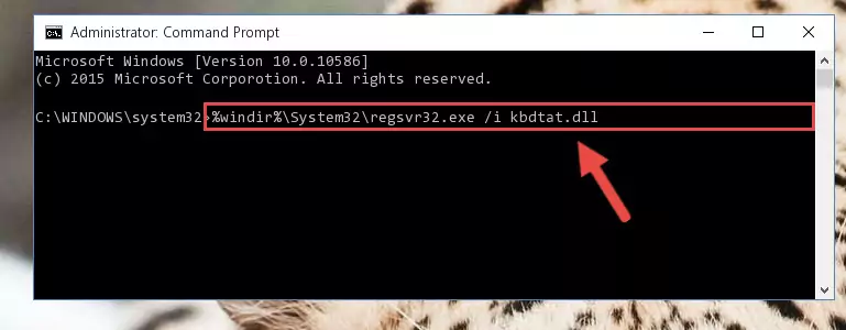 Uninstalling the Kbdtat.dll library from the system registry
